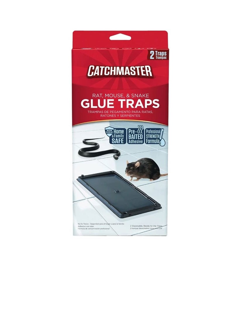 كاتشماستر Catchmaster 402 مصيدة للفئران والفأر والغراء الأفعى الاحترافية St - Image 2