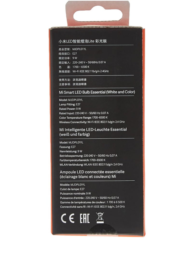 Xiaomi Deerma - Xiaomi Mi Smart Led Bulb Essential (White And Color), 950Lm, Pack Of 2 - Image 1