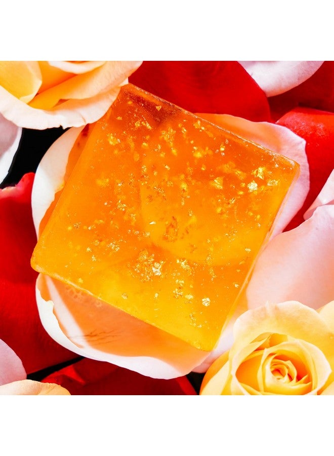 VCare 24K Gold bath Soaps for women| Skincare Moisturizing Beauty Bathing Soap Bar | With 24K Gold & Soy Protein | Softer Skin | All Skin Types (Pack of 2) 125 g - Image 3