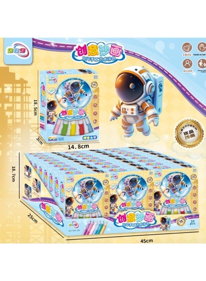 Large Display Box 24 Containing Creative Sand Painting Play House Toys Playground Organization Activity Points Small Gift Toys-Color:989-279 Bear (24 Times) - Image 3