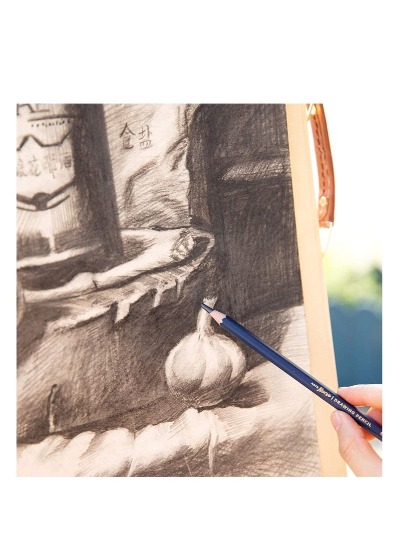 Deli - 12-Piece 9B Size Sketching Pencils Set - Image 1
