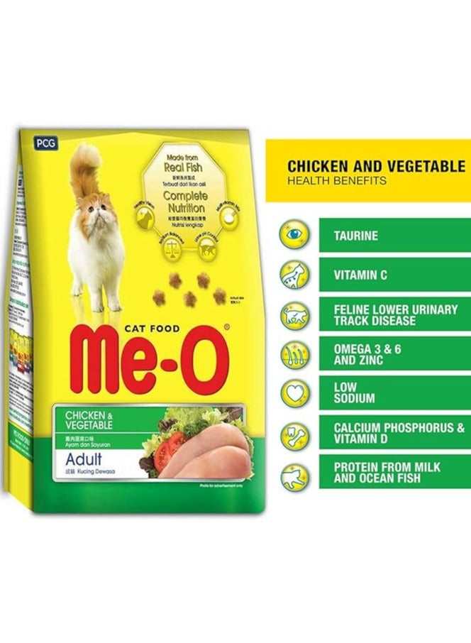 Me-O Adult Cat Food, Chicken and Vegetable, 7 Kg - Image 3