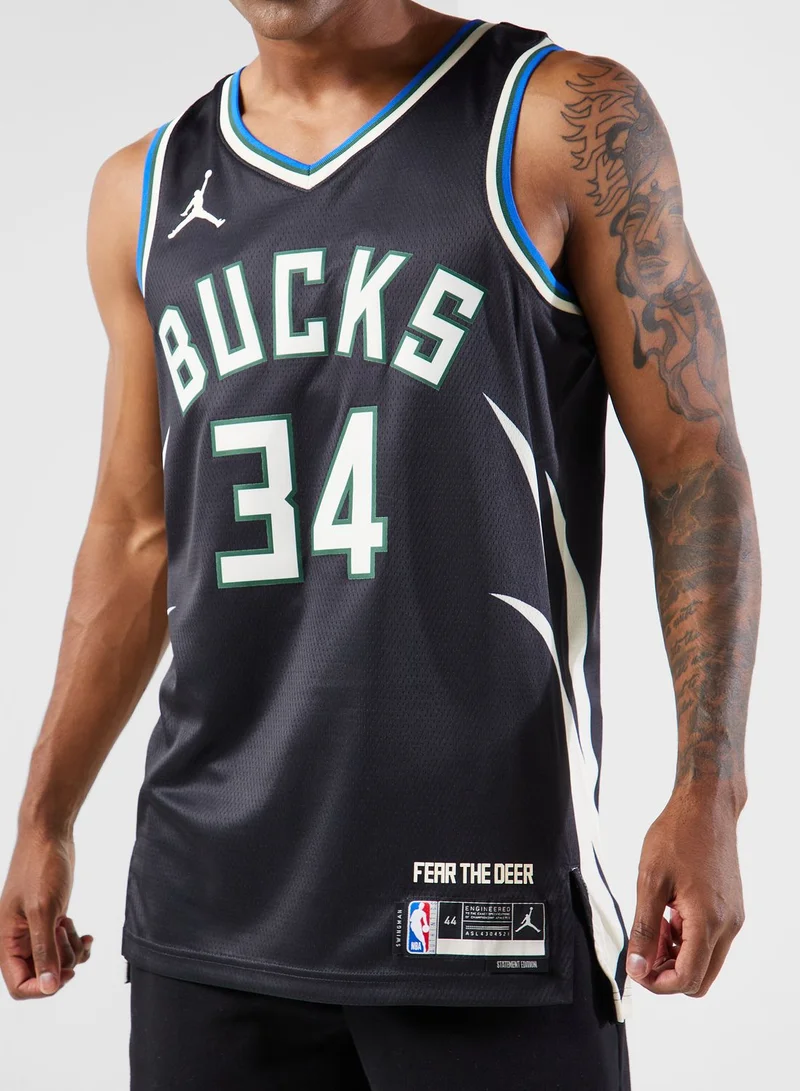 Nike BLACK Dri-FIT Basketball Statement Jersey for Men | Best Price UAE