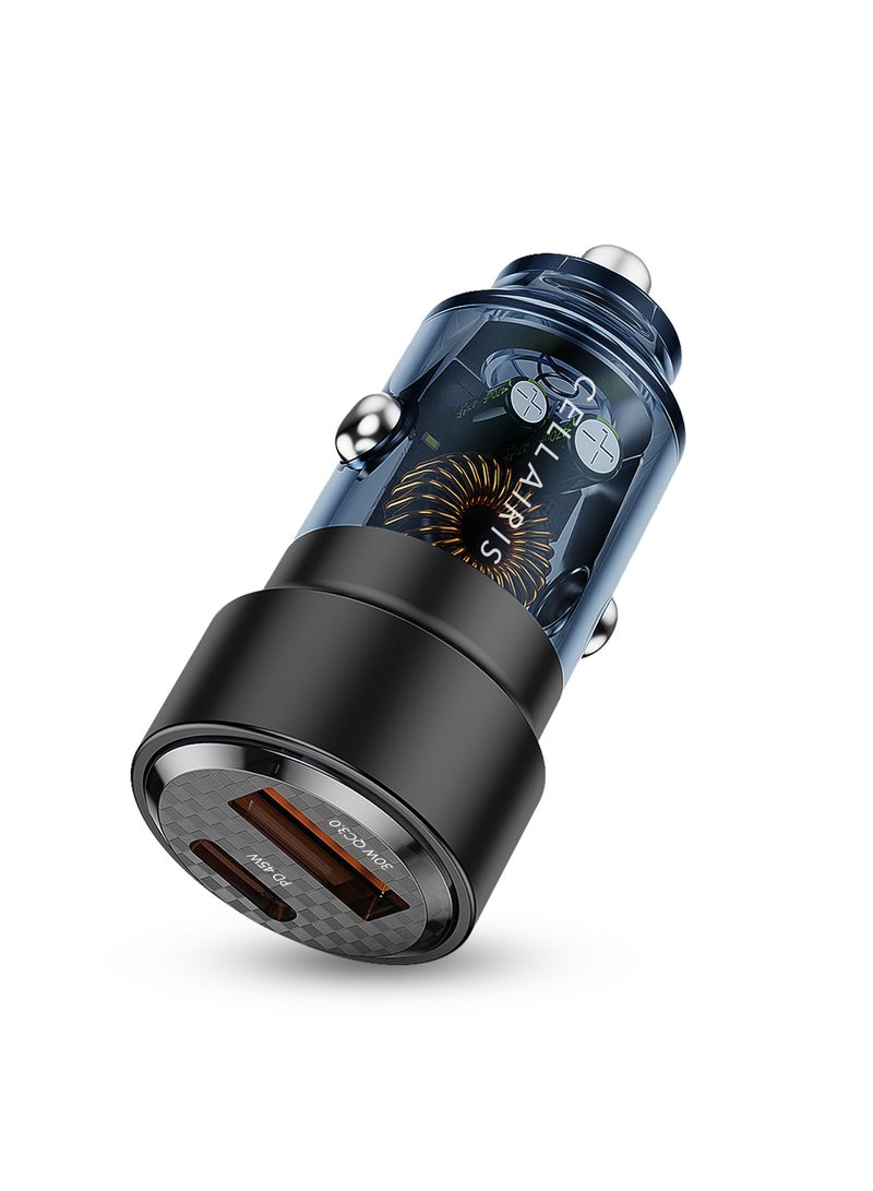 Cellairis Aluminum Premium Car Charger PD 45W - Black - Image 2