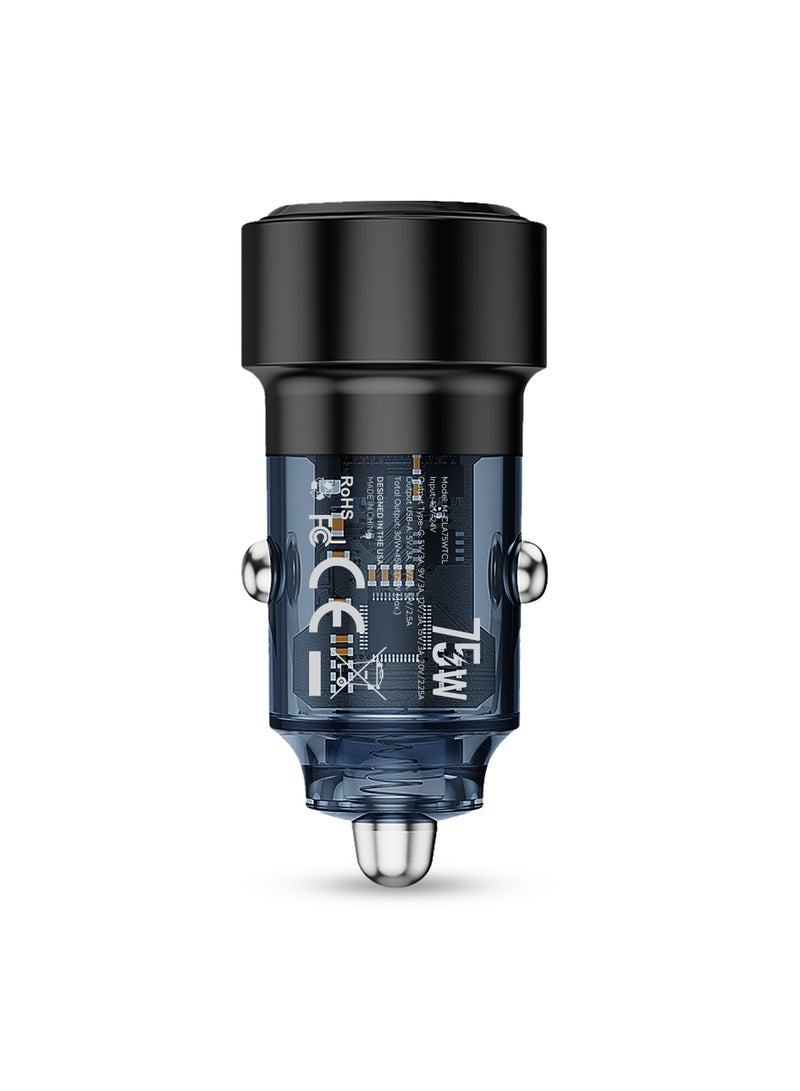 Cellairis Aluminum Premium Car Charger PD 45W - Black - Image 3