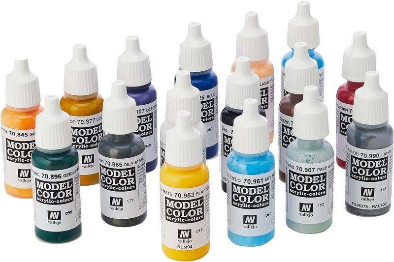 Vallejo Model Color American Civil War Acrylic Paint Set - Assorted Colours (Pack of 16) - Image 2