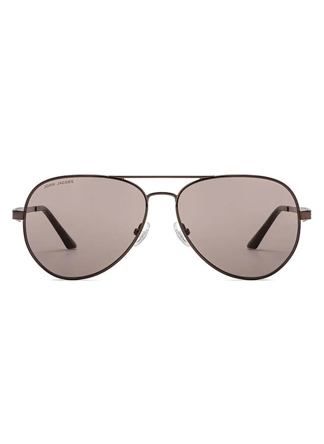 John Jacobs Full Rim Pilot Stylish & Premium Sunglasses 100% UV Protected Unisex Wide JJ S16501