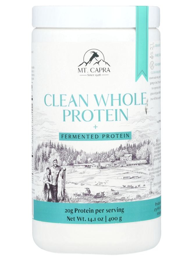 MT. CAPRA SINCE 1928 Clean Whole Protein + Fermented Protein 14.1 oz (400 g)