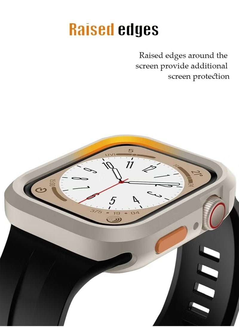X-level Apple Watch Series 9/8/7 41mm Case [NO Screen Protector] Hard PC Bumper Cover Protective Scratch Resistant Body Cover Frame Compatible for iWatch Accessories 41MM  - Image 2