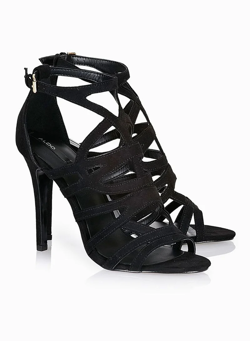 ALDO Mattiace Cut Out Ankle Buckle Strap Sandals