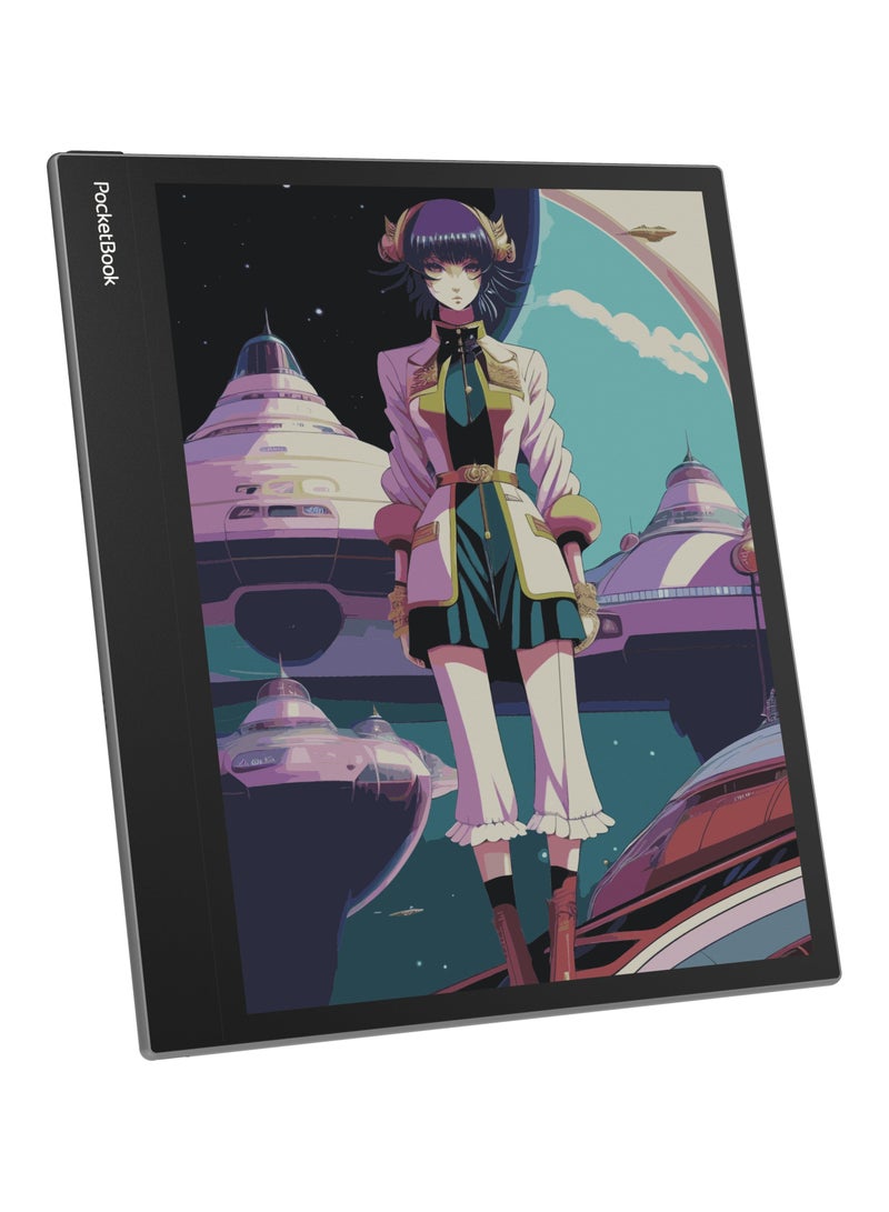 PocketBook INKPAD EO | 10.3" Color E Ink Kaleido 3 screen | Handwriting & Stylus | Easy notes sharing | Android 11 | Camera for notes on photos | Bluetooth & built-in speaker | Audiobooks | SMARTlight – Grey  - Image 4