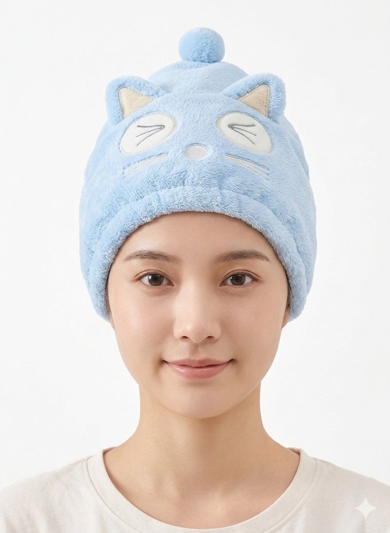 منشفة شعر مايكروفايبر فاخرة لتجفيف الشعر بسرعة – عمامة شعر ناعمة متعددة الاستخدام لتجفيف الشعر وتصفيفه – غطاء شعر أنيق وناعم للعناية بالشعر أثناء النوم – خفيفة، مريحة، مضادة للهيشان والتقصف – تصميم عصري فاخر يناسب النساء والبنات - Image 3