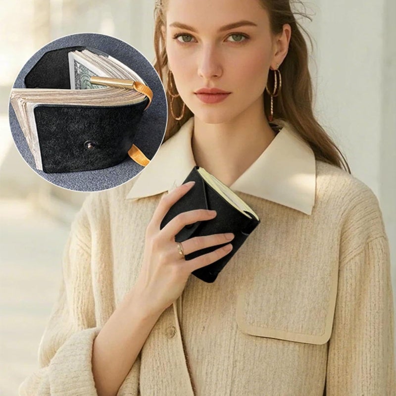 Men's Leather Cash Wrap Wallet - Slim Minimalist Money Clip Wallet for Daily Carry And Everyday Use - Image 4