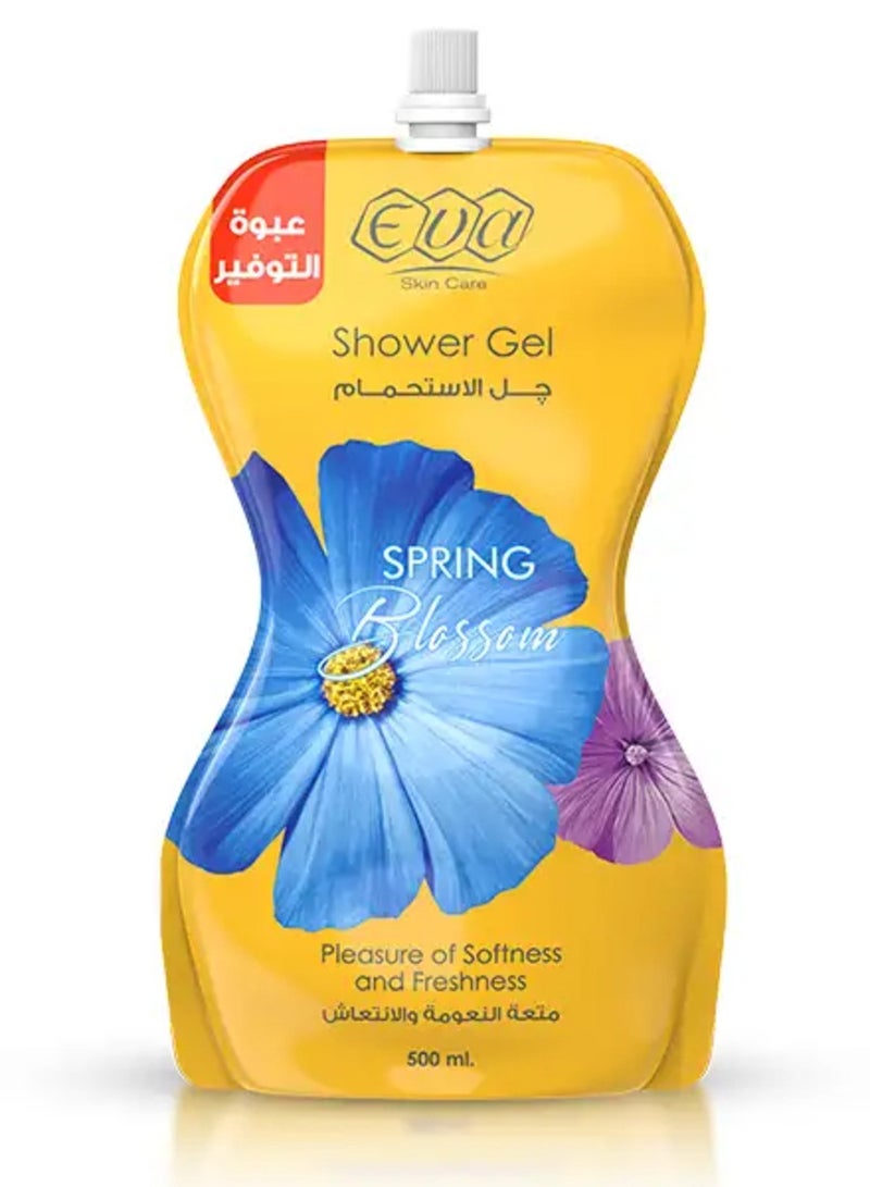 إيفا سكين كير جل استحمام زهور الربيع - 500 مل