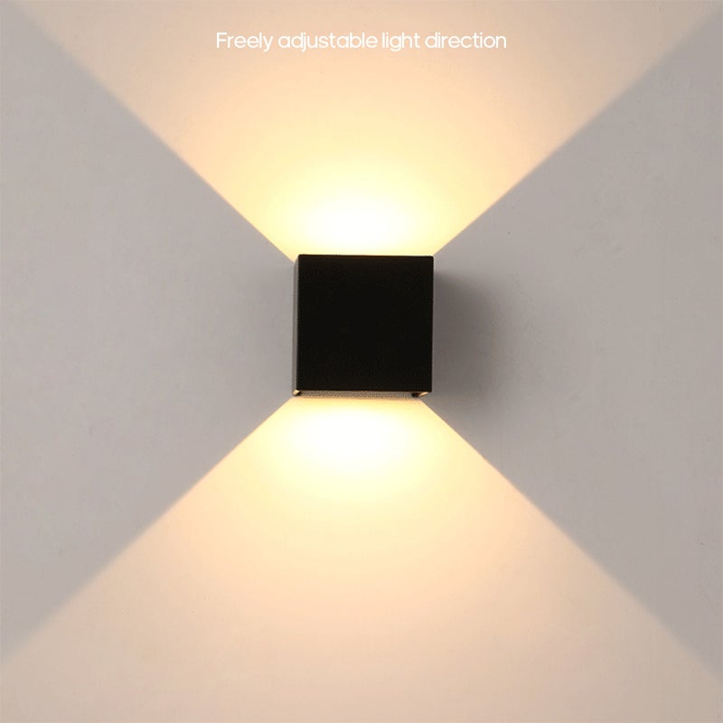 Adjustable Light Cube Led Bathroom Light Wall Lamp Waterproof Modern Home Lighting Outdoor Industrial Decor Luminum Wandlamp Garden Porch Light - Image 5