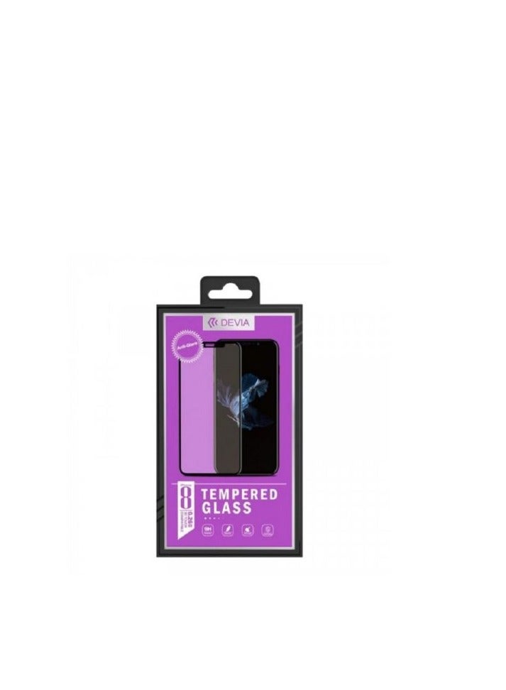 ديفيا حماية شاشة ايفون 5.8 من الزجاج الصلب ضد التوهج - أسود - Image 2