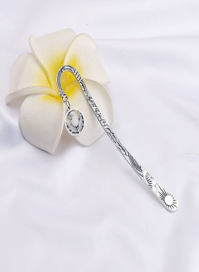 bobauna Scottish Thistle Bookmark Sassenach Themed Jewelry Scotland Gift (Scottish Thistle Bookmark) - Image 2