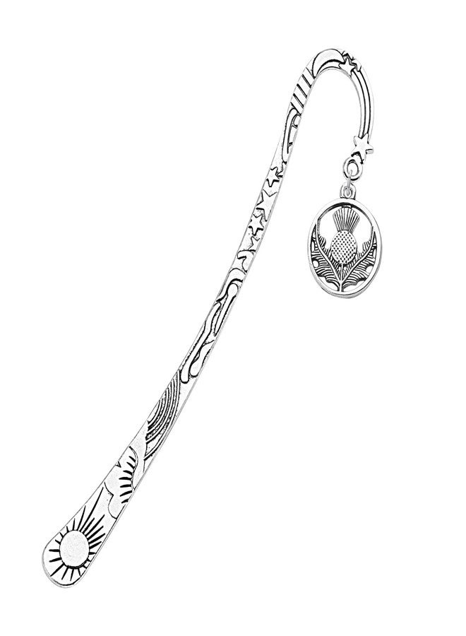 bobauna Scottish Thistle Bookmark Sassenach Themed Jewelry Scotland Gift (Scottish Thistle Bookmark) - Image 1