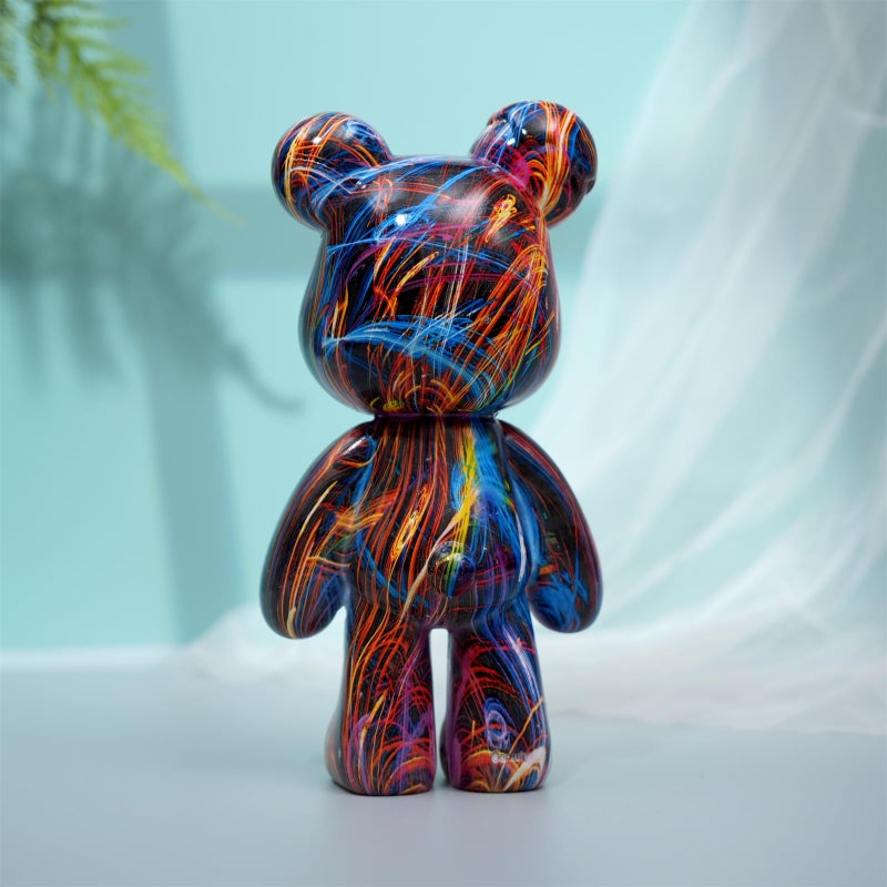 Coniuty Abstract Animal Sculpture Home Decor, Bear Statue Decoration for Office, Bedroom, Living Room on Table, Shelf, Cabinet (Type B) - Image 3