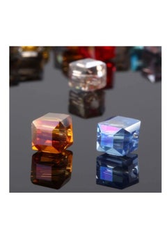 Cube Crystal Beads Colorful Square Glass Bead Faceted Spacer Beads for Jewelry Making Supplies - pzsku/ZECABEBE44242AE3EB233Z/45/_/1663221537/28988f15-084a-4be7-97d4-03625332703e