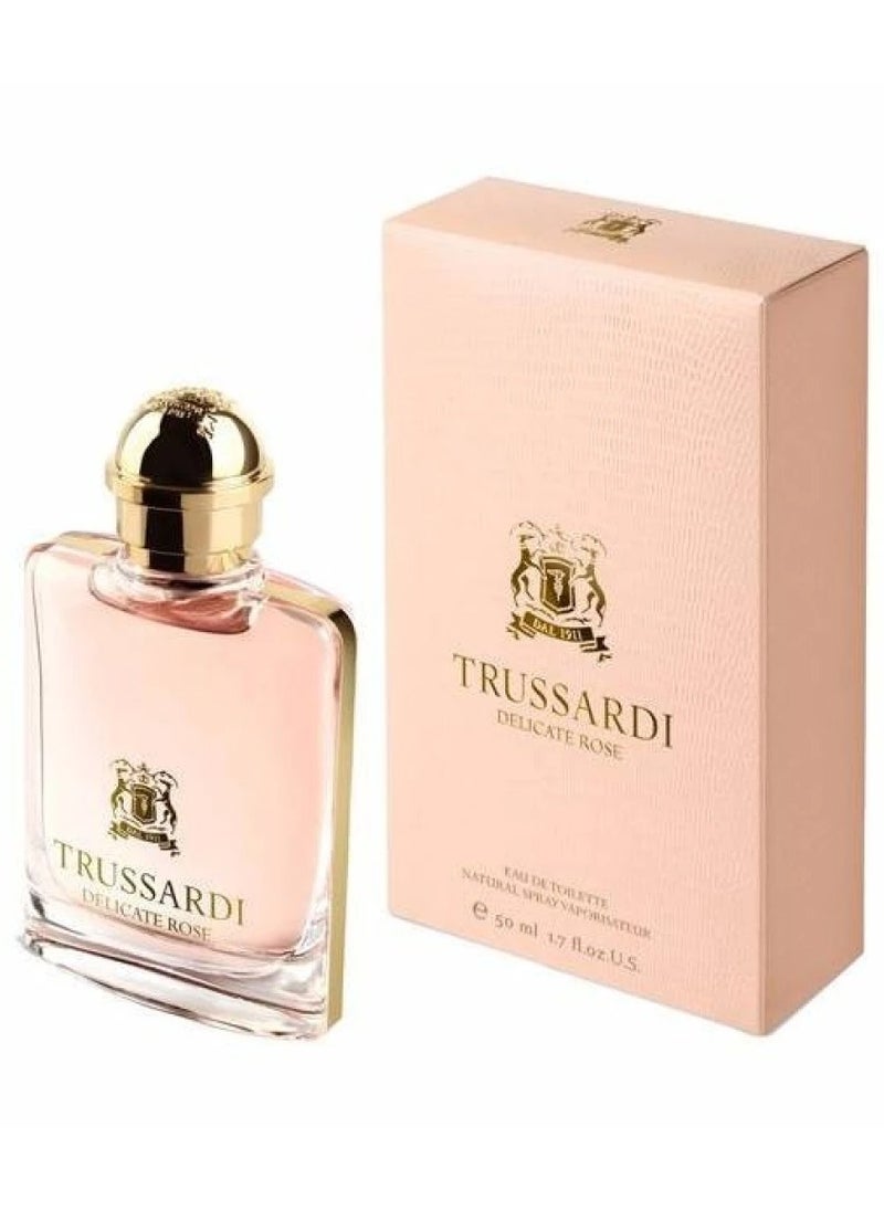 TRUSSARDI - Trussardi Delicate Rose for Women Eau de Toilette 50ml - Image 1
