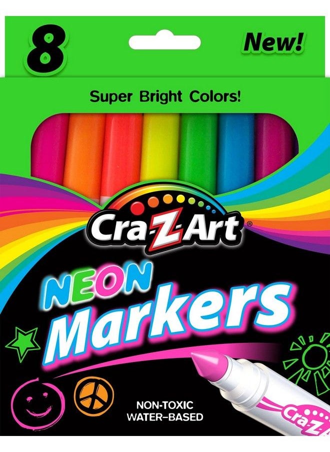 Cra-Z-Art - Neon Broadline Markers 8 Count (10112) - Image 1