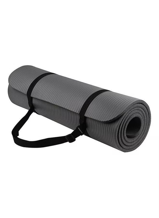 Generic Anti-Tear Exercise Mat With Carrying Strap 60x10cm  - Image 1