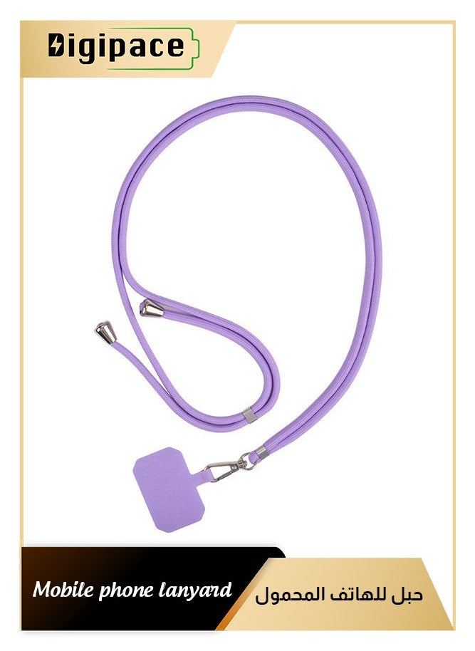 Digipace Phone Lanyard, Universal Crossbody Cell Phone Lanyards, Multifunctional Nylon Patch Adjustable Shoulder Neck Strap Compatible with Most Smartphones  - Image 1
