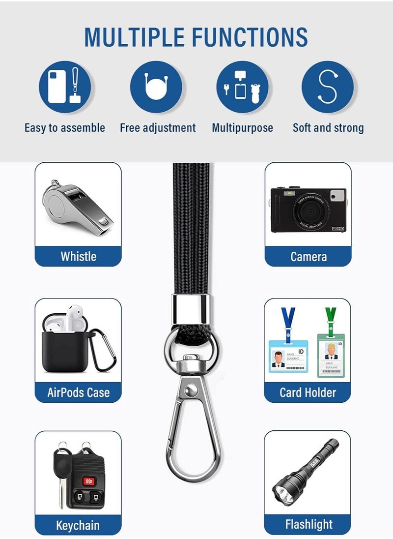 Digipace Phone Lanyard, Universal Crossbody Cell Phone Lanyards, Multifunctional Nylon Patch Adjustable Shoulder Neck Strap Compatible with Most Smartphones  - Image 5