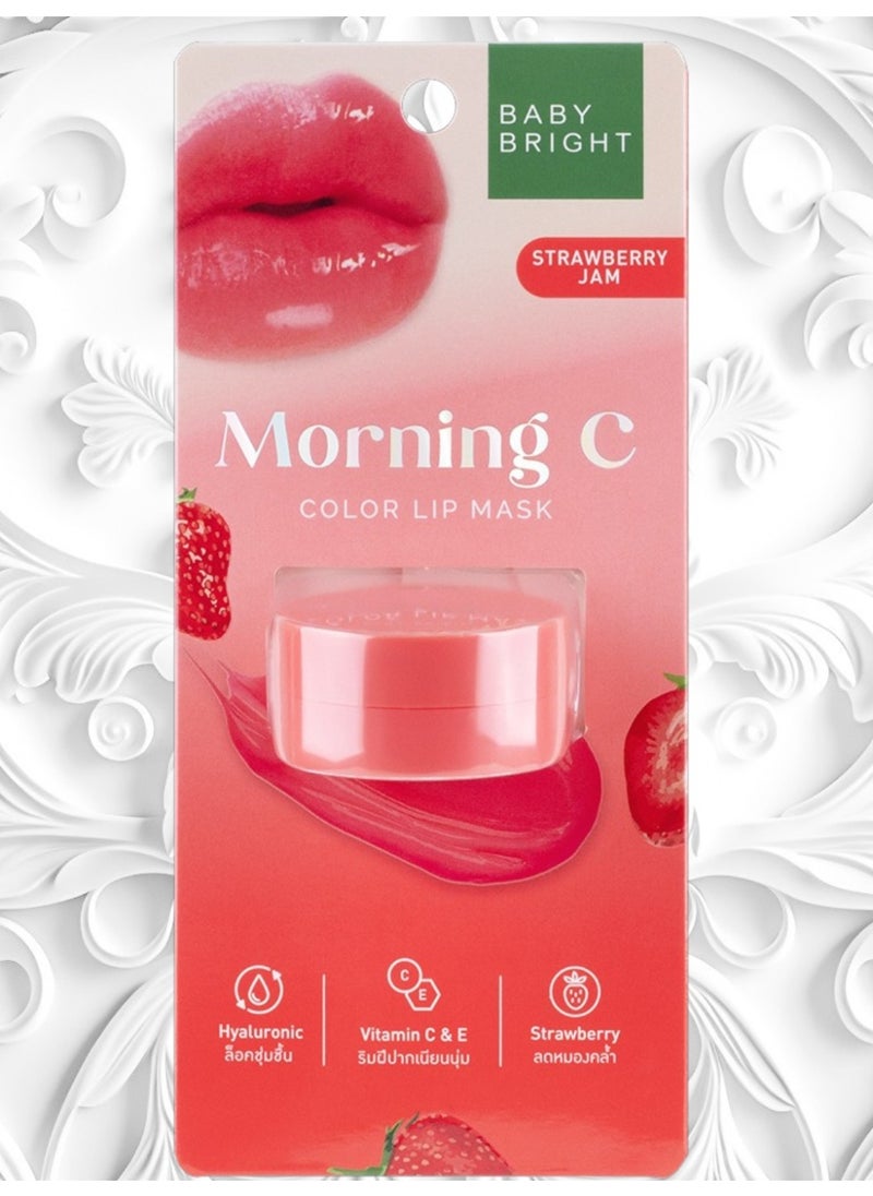 Baby Bright Morning C Color Lip Mask ( Strawberry Jam )  - Image 3