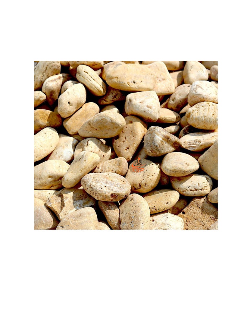 KNP Yellow Forest River Stone Natural Garden Material 5-8 cm 20 kg - Image 2