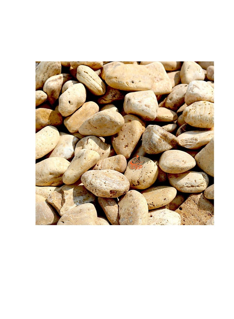 KNP Yellow Forest River Stone Natural Garden Material 5-8 cm 20 kg - Image 3