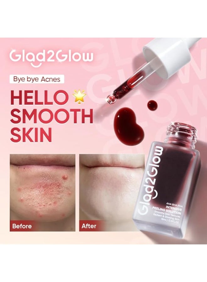 Glad2Glow AHA BHA PHA Intensive Peeling Solution 15ml - Image 3