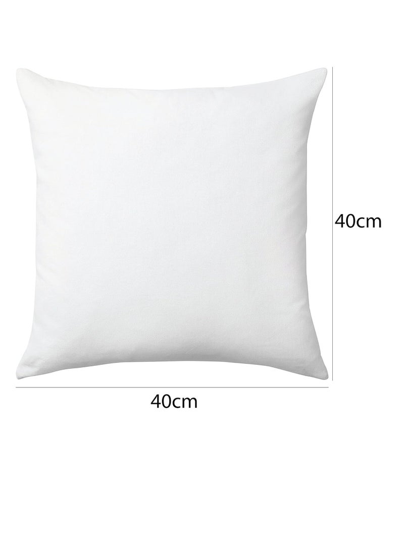 Story Of Candle Square pillow with “Real Madrid FC logo” printed, white, size 40x40 cm  - Image 3