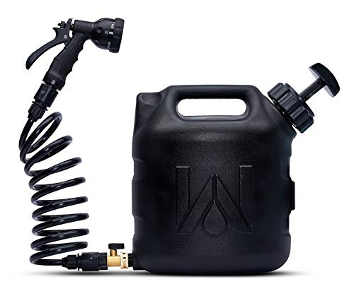 WaterPORT GoSpout 2 Gallon Portable Water Tank with Hose and Sprayer for Camping Showers Rinsing Overlanding Gear Vehicle Water Storage Off Road Showers