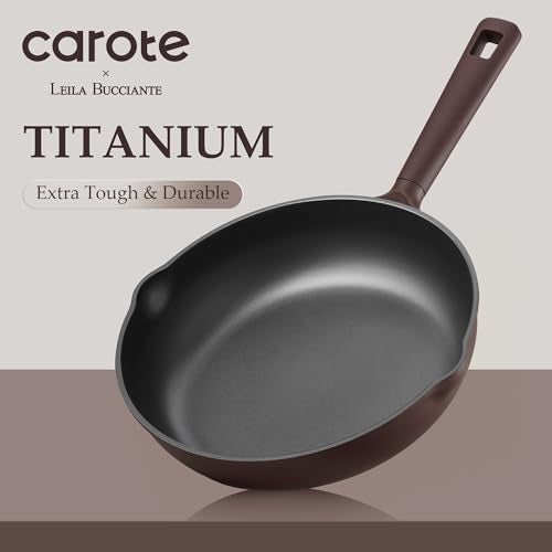 CAROTE 31PCS Pots and Pans Set, Nonstick Cookware Set Kitchen Non Stick Induction Titanium Cookware Non-toxic Granite Cooking set, PFOA Free - Image 4