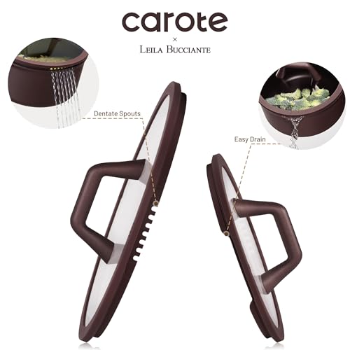 CAROTE 31PCS Pots and Pans Set, Nonstick Cookware Set Kitchen Non Stick Induction Titanium Cookware Non-toxic Granite Cooking set, PFOA Free - Image 3