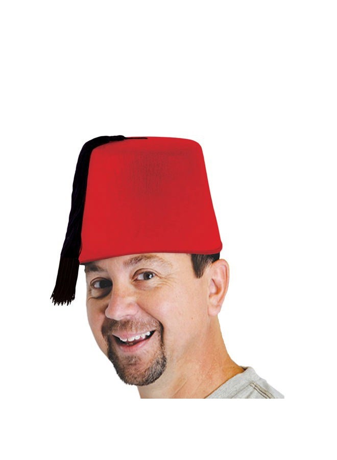 Beistle Tassels Arabian Nights Party Supplies Tarboosh Costume Accessories, One Size, Red/Black - Image 5