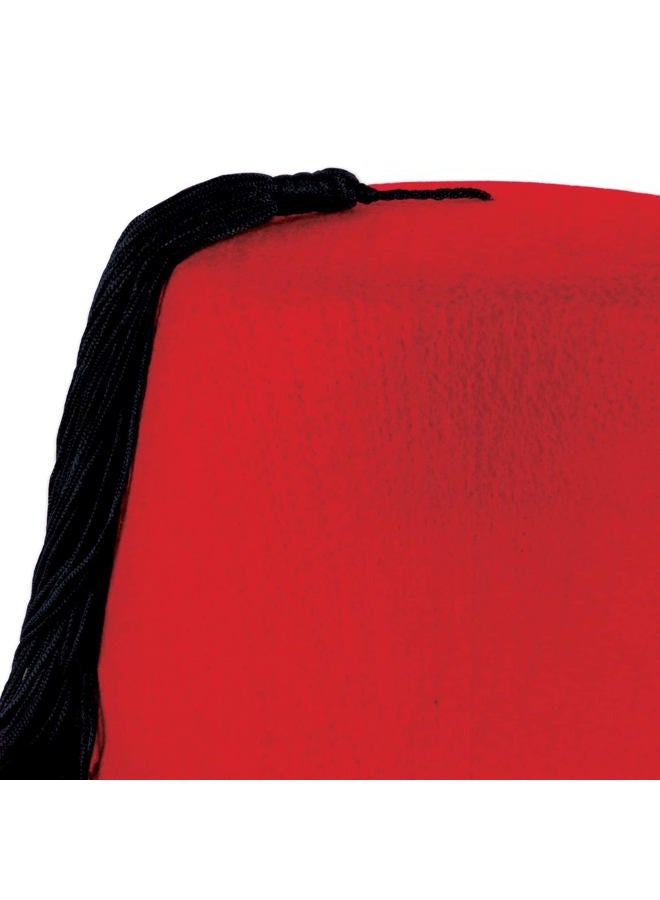Beistle Tassels Arabian Nights Party Supplies Tarboosh Costume Accessories, One Size, Red/Black - Image 4