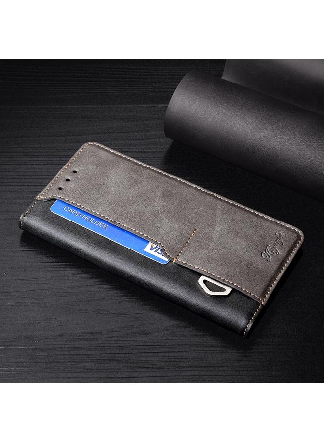 S-TOP Case For Huawei nova 10 Pro Contrast Color Side Buckle Leather Phone Case - Image 5