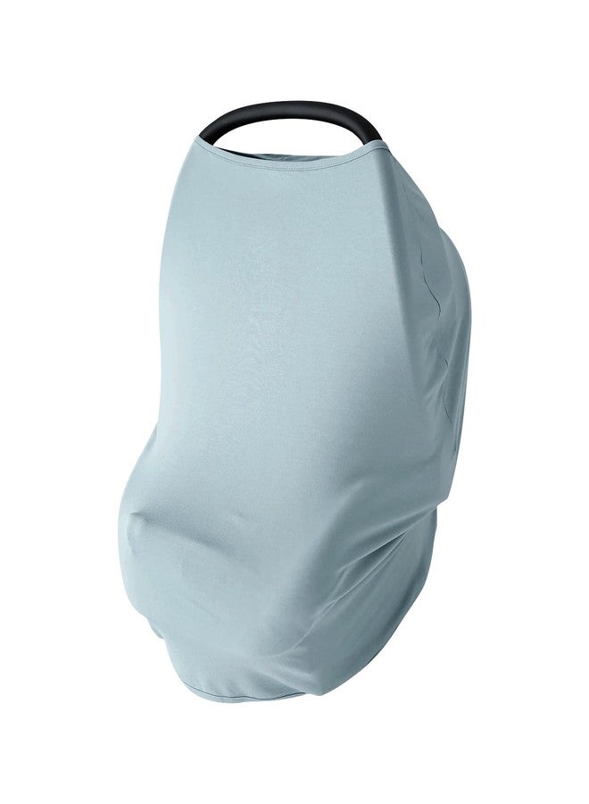 PurComfy Baby Car Seat Cover, Supersoft Bamboo Viscose Carseat Cover for Infant Boys & Girls, Breathable Multi-Use Breastfeeding Covers, Canopy for Carrier, Stroller, Shopping Cart & High Chair - Image 1