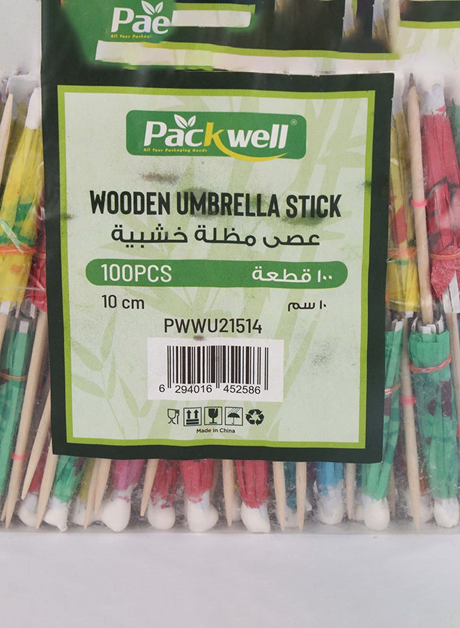 Packwell Wooden Unbrella Stick 10 Cm 100 pcs - Image 4