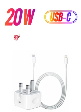 20W USB-C Power Adapter with Cable for iPhone 12, 12 Pro Max, and 12 Mini - pzsku/ZECAC876BC6B993028E5CZ/45/_/1738267174/1072b882-4991-45d7-997f-72210b63aa1c