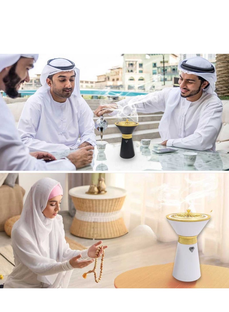 بخور مبخرة كهربائية عربية مبخرة بخور قابلة للشحن عبر USB - Image 3