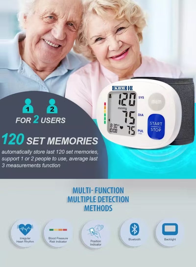 كي بي ام جهاز قياس ضغط الدم الرقمي المعصمي WK-J11 من كي بي إم - Image 4