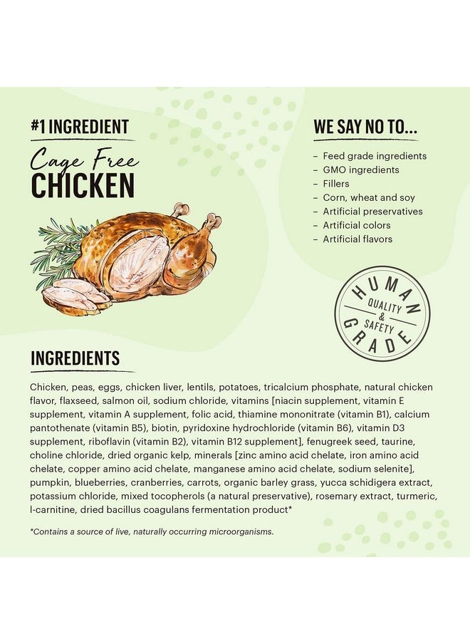 the honest kitchen - The Honest Kitchen Whole Food Clusters Grain Free Chicken Dry Cat Food, 4 lb Bag - Image 1