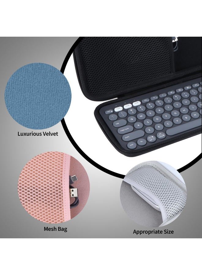 Peyyargo Case Compatible with Logitech Pebble 2 Combo Keyboard and Mouse (Graphite) - Image 4