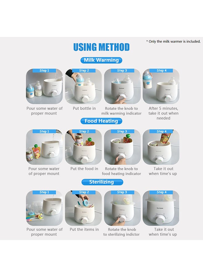Multifunctional Baby Food Heater Steam Sterilizer Eu Plug - Image 2