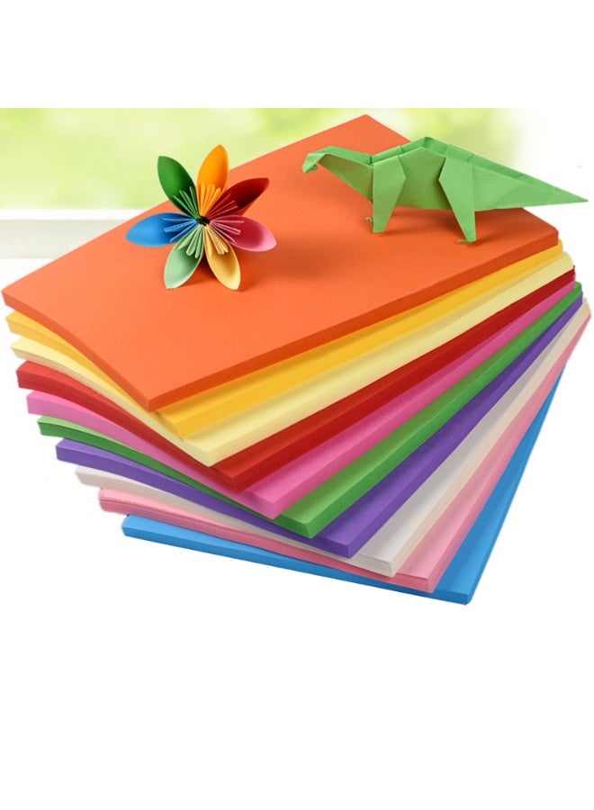 100 قطعة ورق نسخ ملون A4، ورق تغليف هدايا ورق زينة حرفية - Image 5