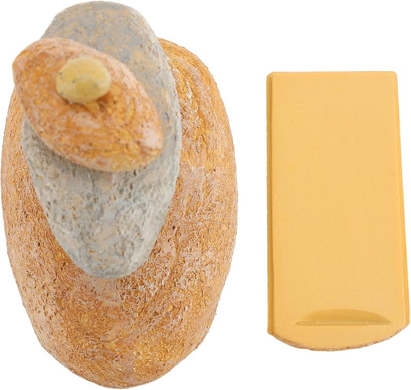 صندوق إخفاء المفاتيح من الراتنج على شكل صخور مزيفة مقاوم للعوامل الجوية وآمن للاستخدام في الحدائق الخارجية - Image 1